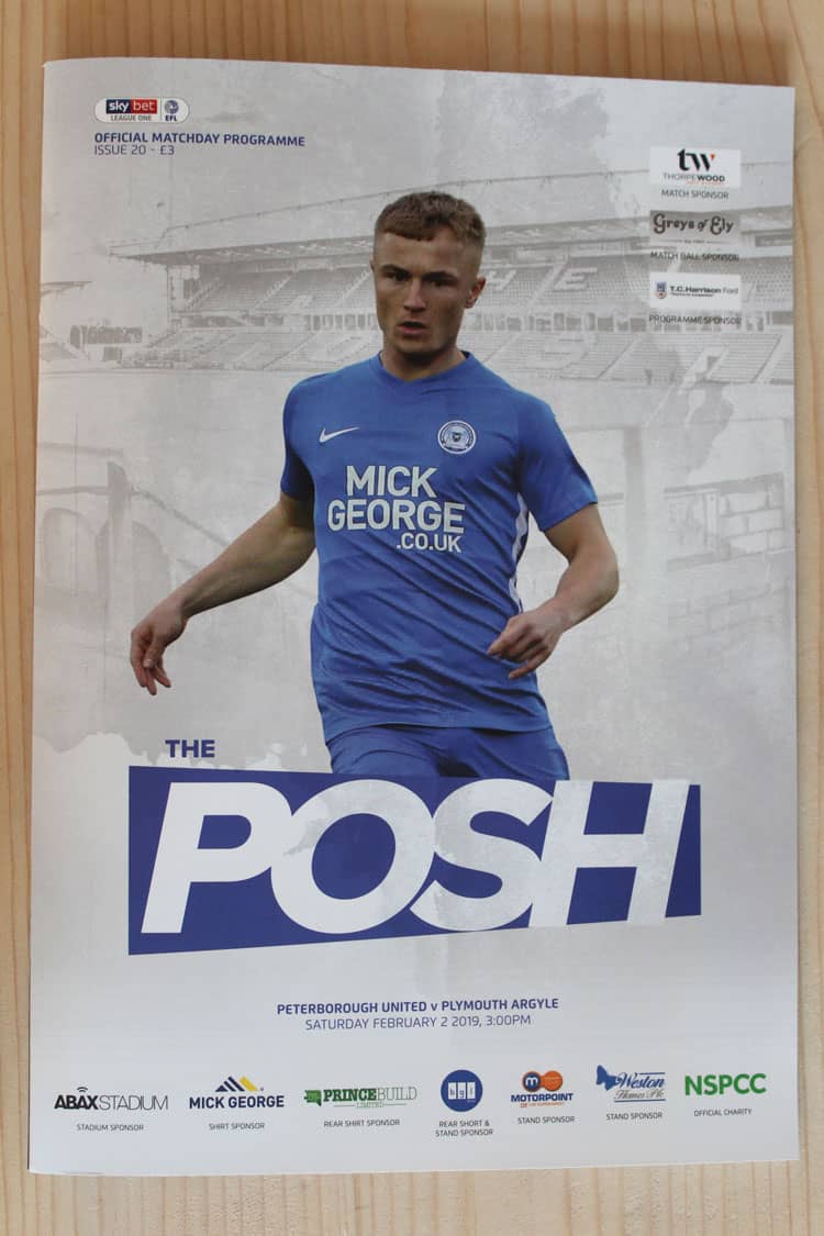 Peterborough United FC v Plymouth Argyle FC